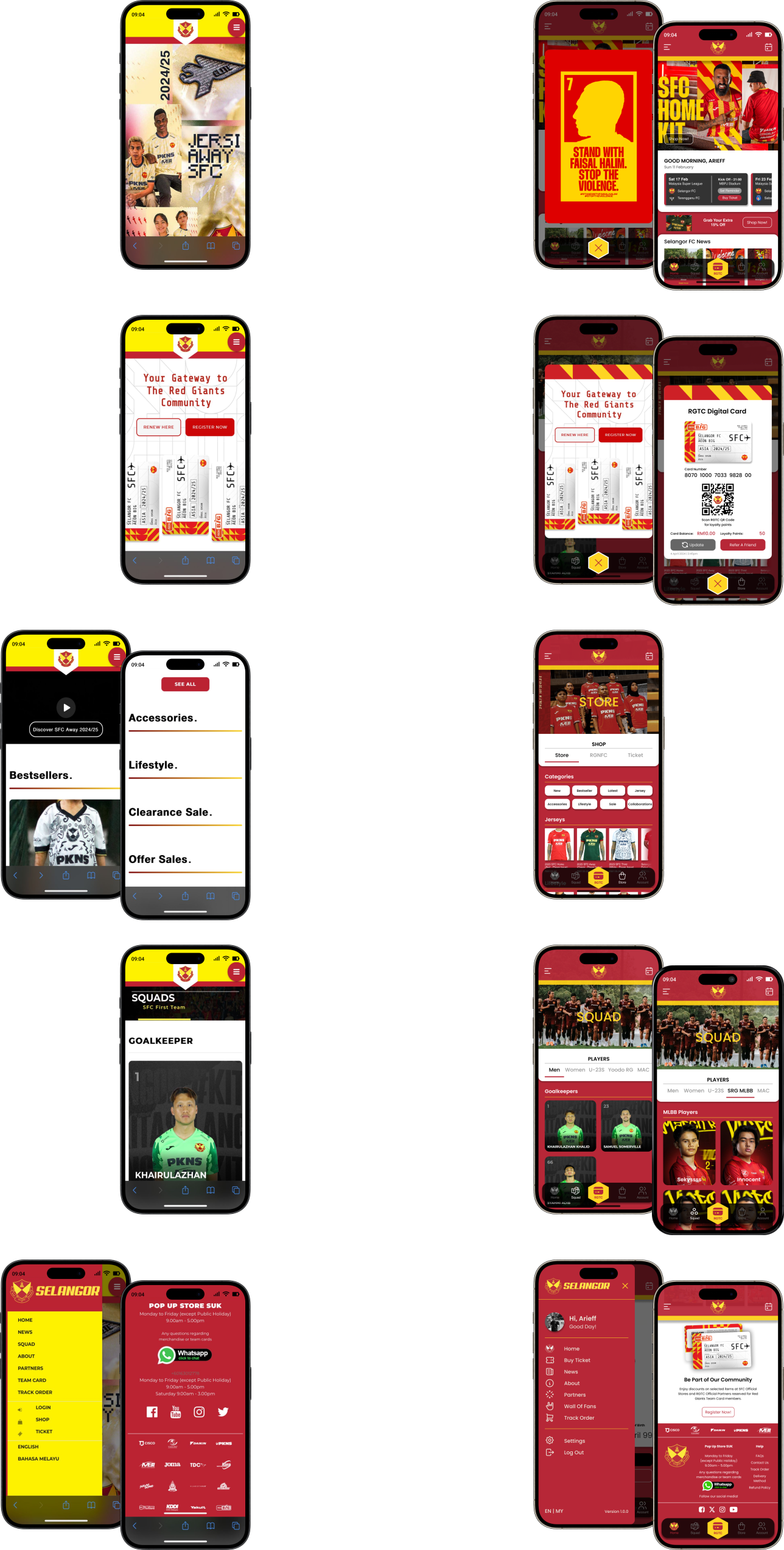 Selangor App Mockup